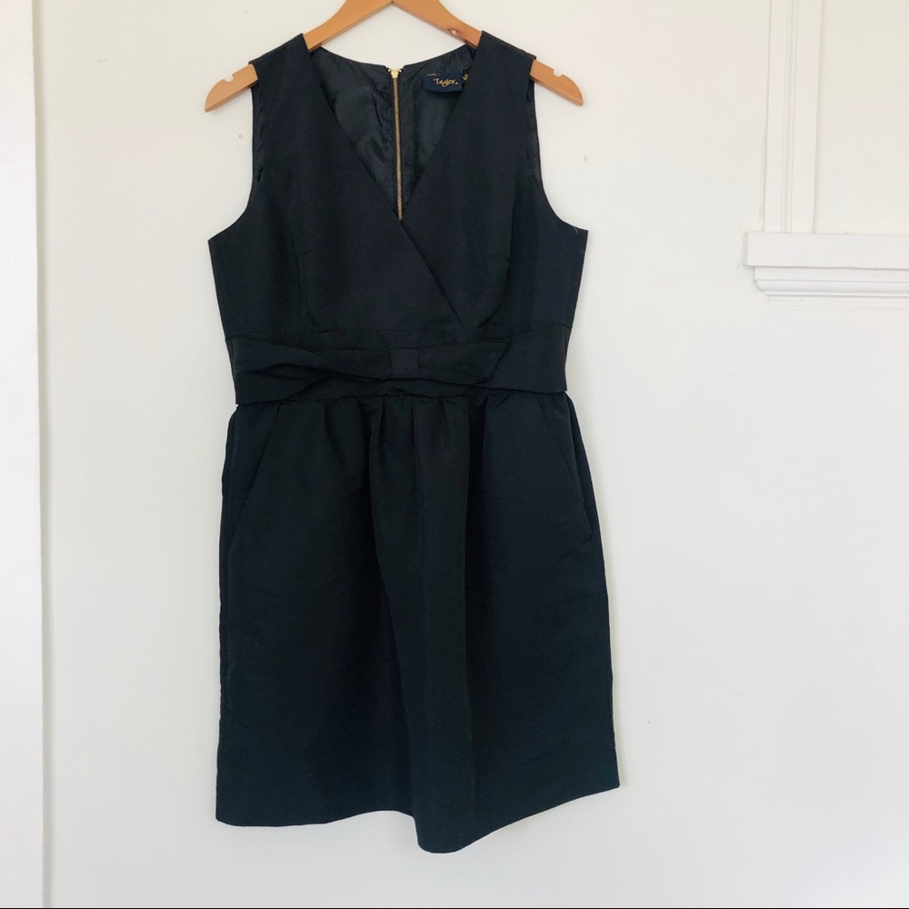 Just Taylor Black Bow Dress